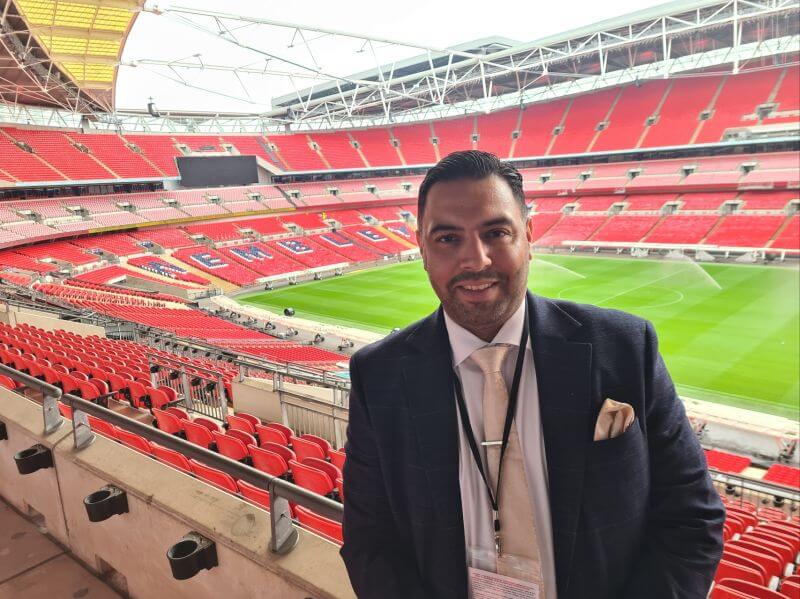 Ateeq Naseem Wembley Stadium