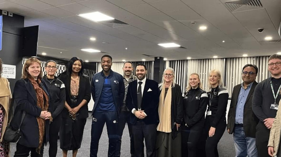 Our First Ramadan meal at Derby County Football Club
