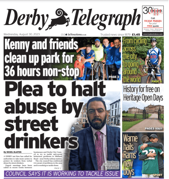 Derby Telegraph Ateeq Naseem