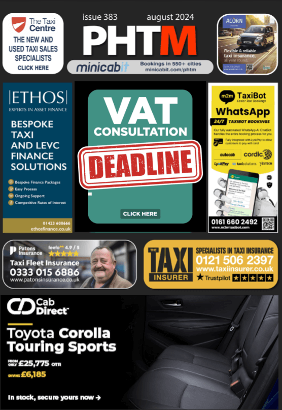Private hire taxi monthly PHTM Ateeq Naseem
